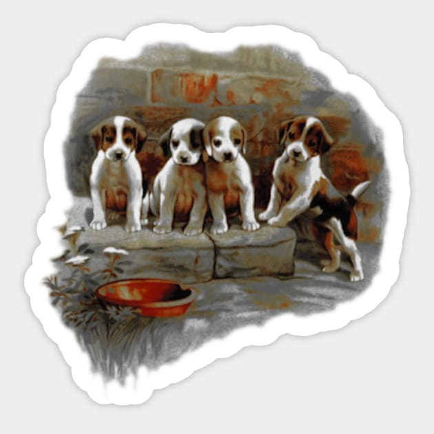 Cute dogs, puppies Sticker by Petko121212